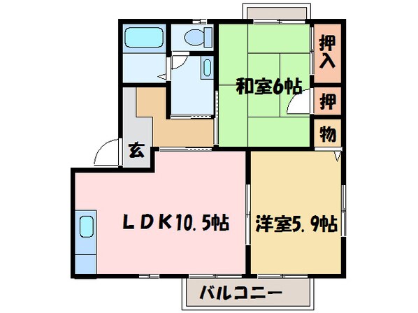 フォーレス沢津の物件間取画像